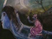 Marc Chagall Le traineau